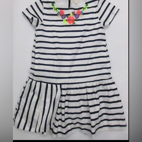 Crewcuts Other - Crewcuts girls size 8 NWT navy white stripe floral dress